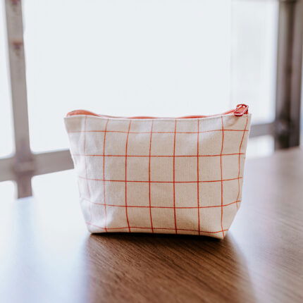 Hudson Pouch Narrow Plaid-Small