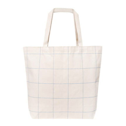 Market Tote Windowpane Plaid
