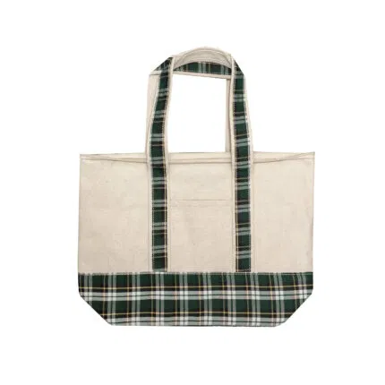 Plaid Cooler Lunch Tote